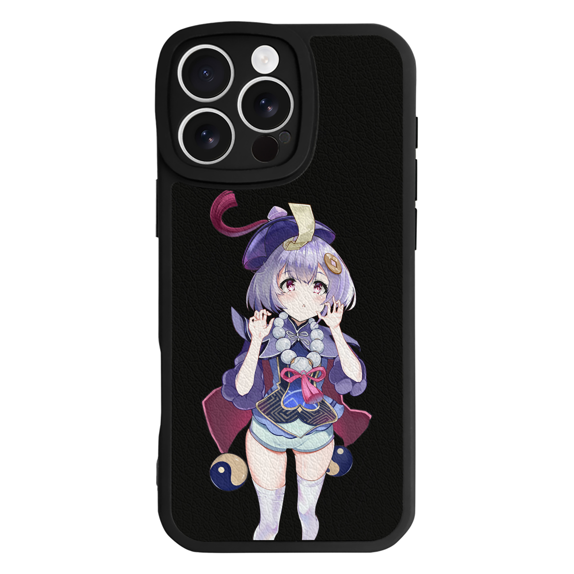 げんし神 七七 なな  genshin Nana 【iPhone 16シリーズ対応】シリコンスマホケース（レザー調） 材質：シリコン